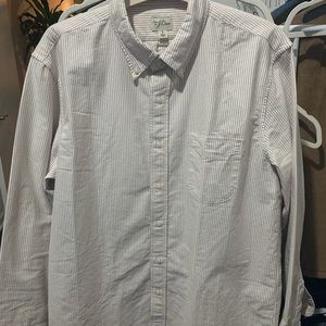 J. Crew Relaxed traditional-weight oxford shirt- large